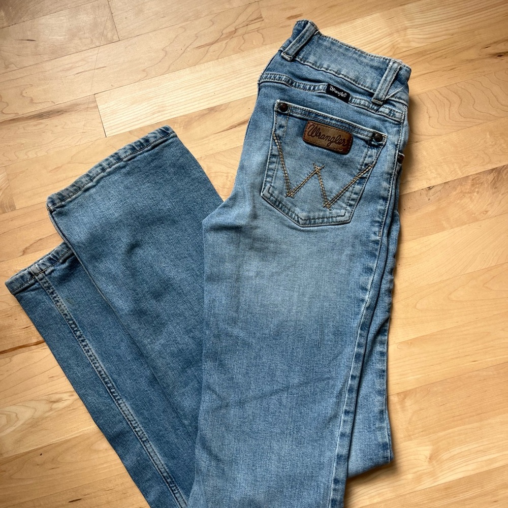 Wrangler Women's Boot Cut Jeans - Light Blue